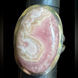 Rhodochrosite Ring